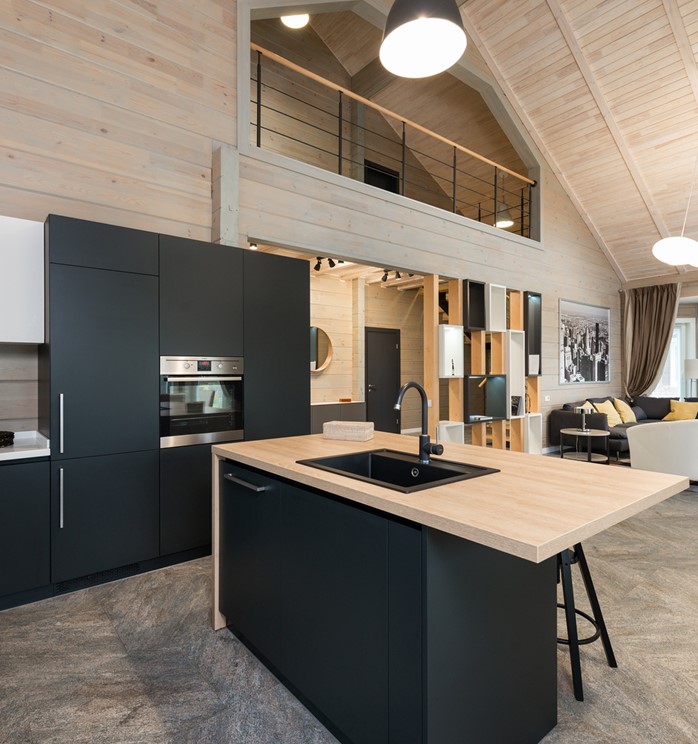 Modern luxury kitchen interior